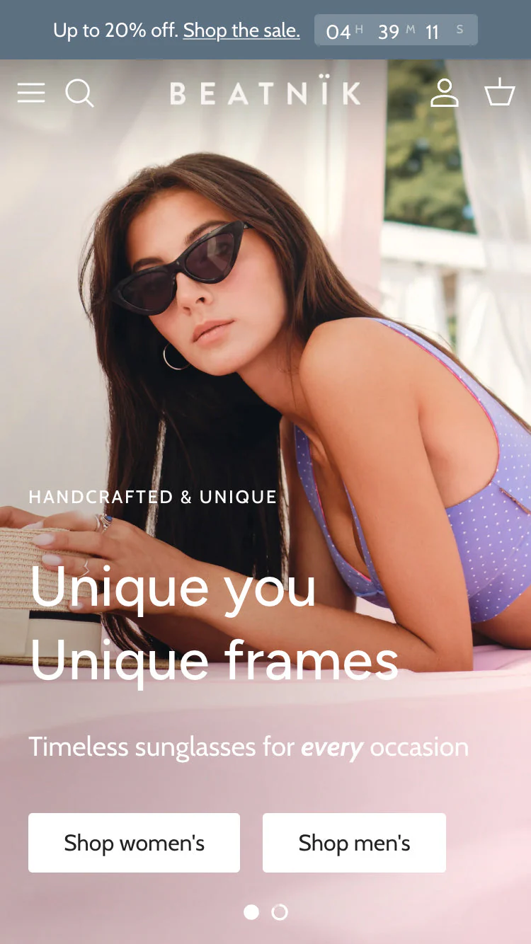 Theme screenshot that previews Beatnik